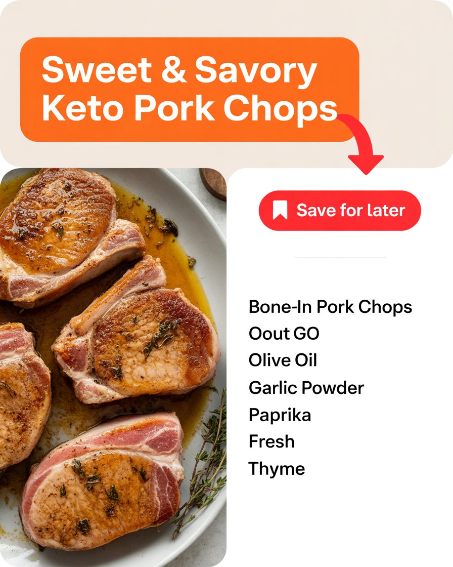 Sweet & Savory Keto Pork Chops