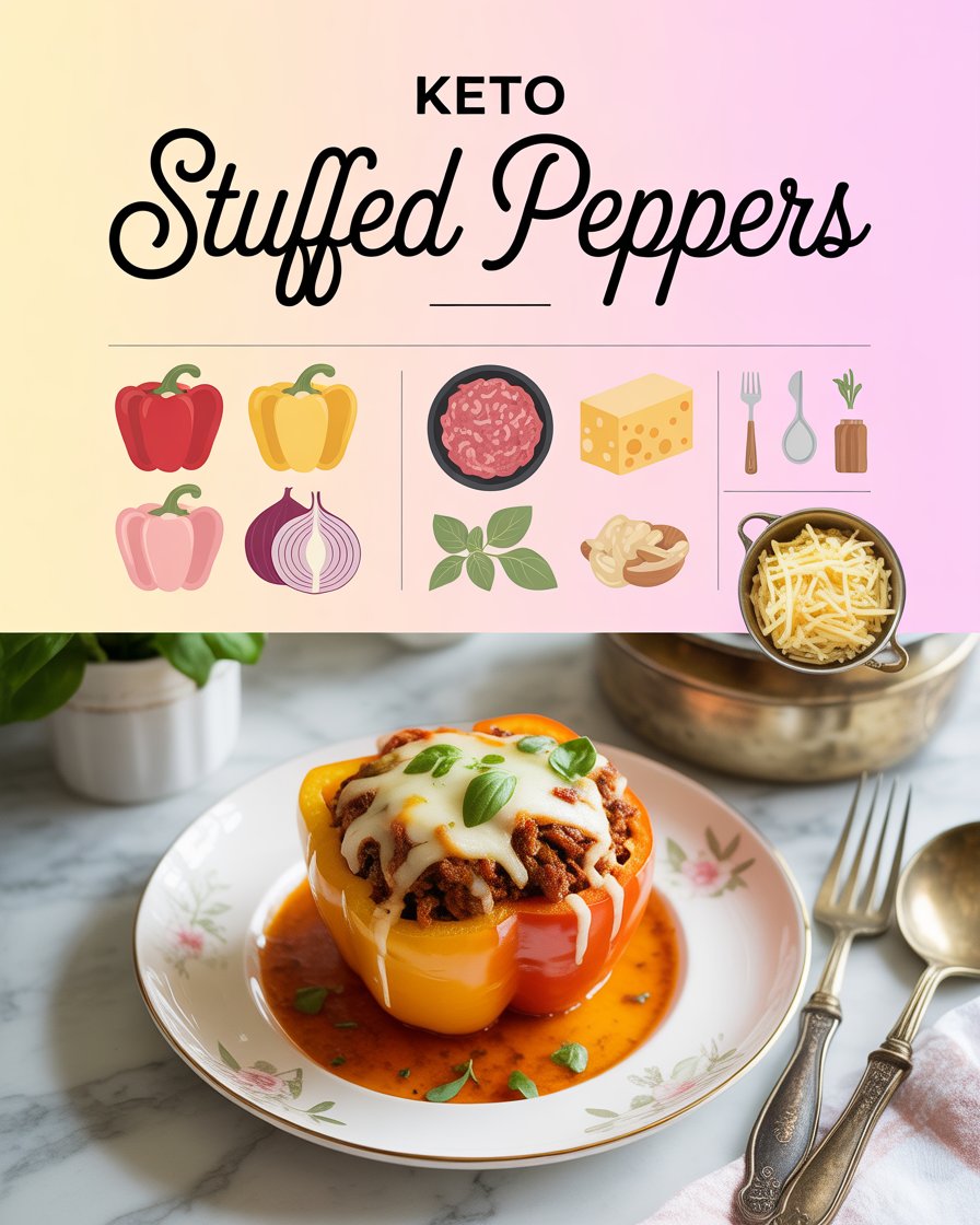 Keto Stuffed Bell Peppers