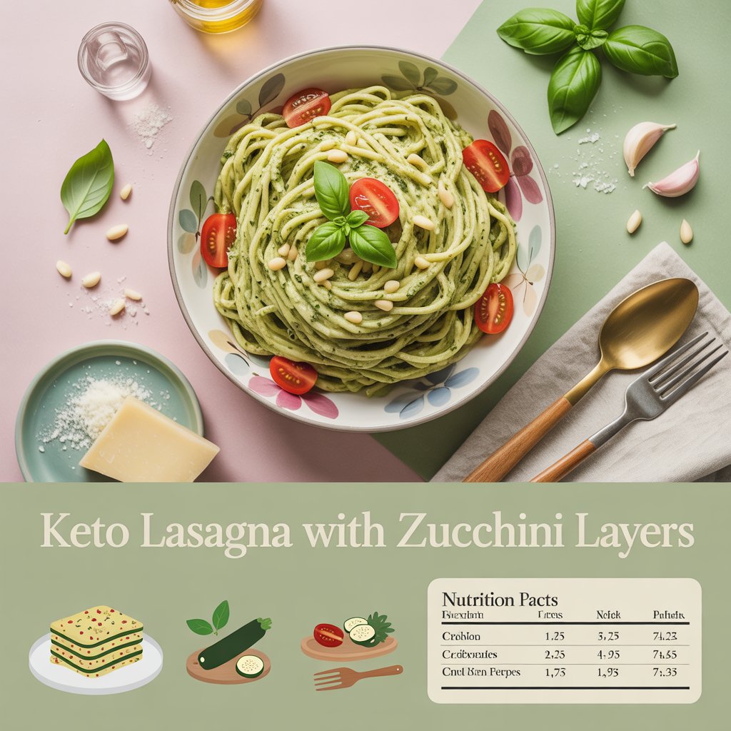 Keto Lasagna with Zucchini Layers