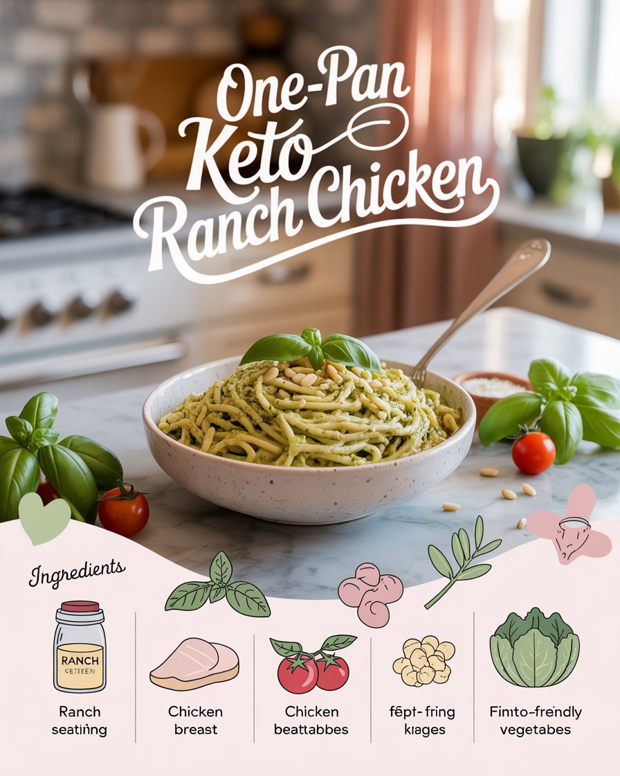 One-Pan Keto Ranch Chicken