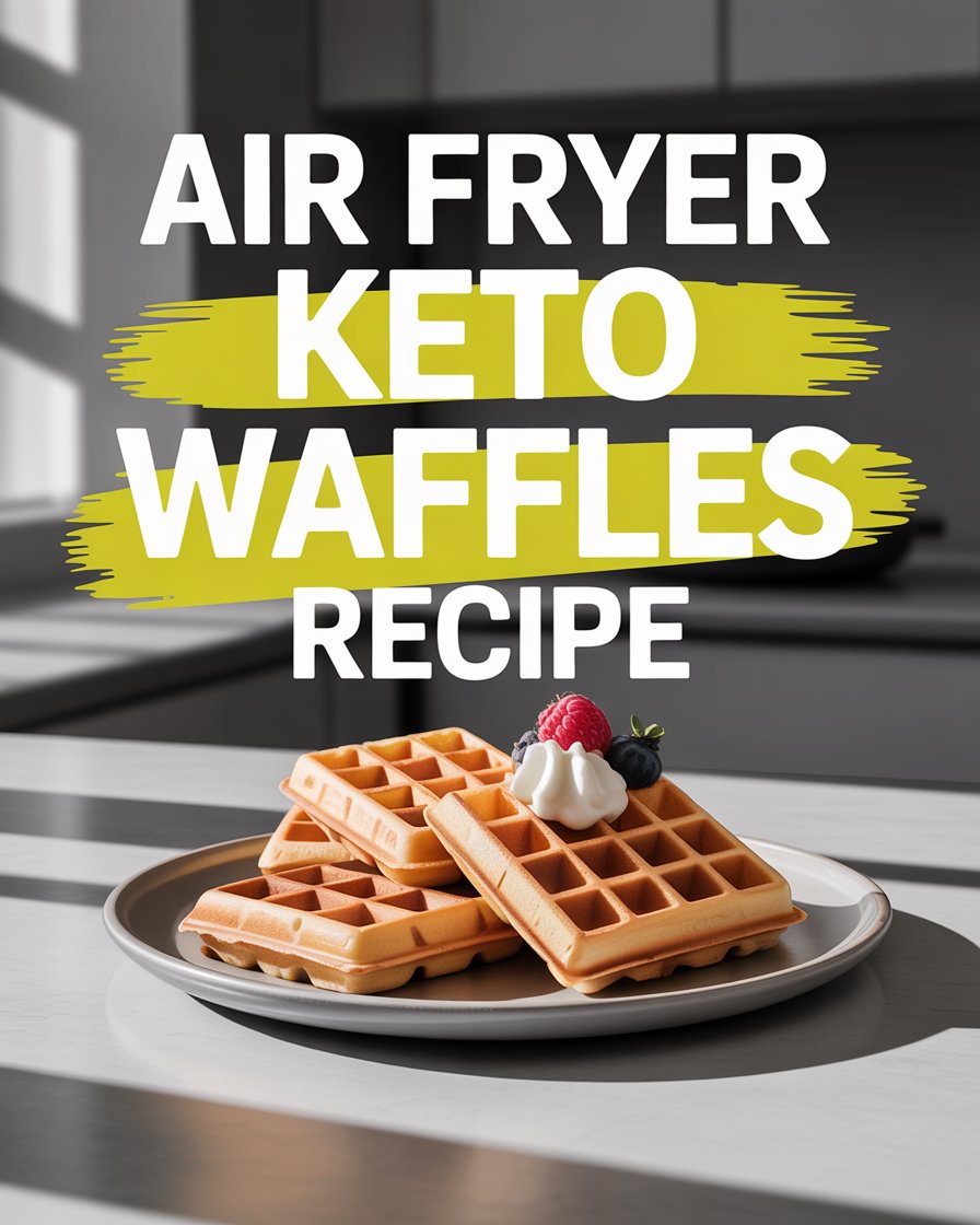 Air Fryer Keto Waffles Recipe